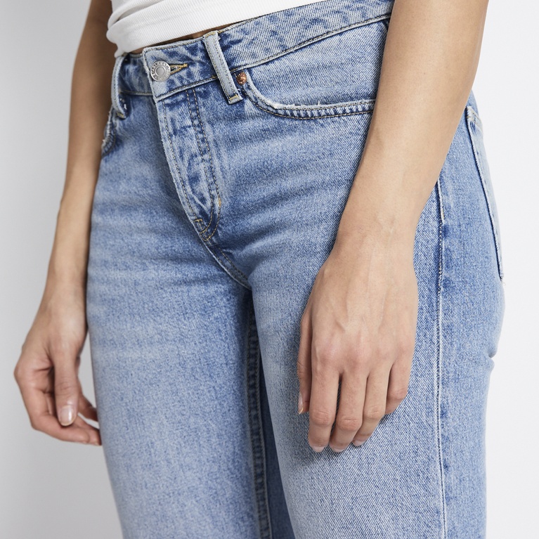 Low waist straight jeans "Icon" Light used